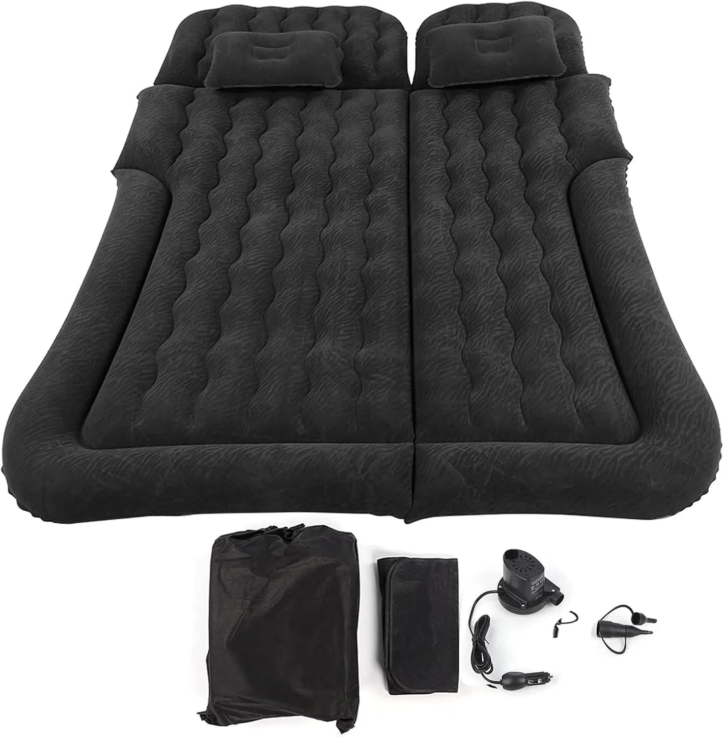 Car Air Mattress for Nissan Prairie (M12) 1998-2003 2004, Car Mattress Inflatable Bed Portable Foldable with Pillow Camping Travel Car Accessories,Black