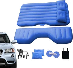 Car Bed Camping Mattress - Comfortable Car Camping Mattress | Portable Car Sleeping Pad with Air Pump Air Bed Mattress, Car Travel Mattress with Air Pump, Portable Car Sleeping Mattress Bed for Camp