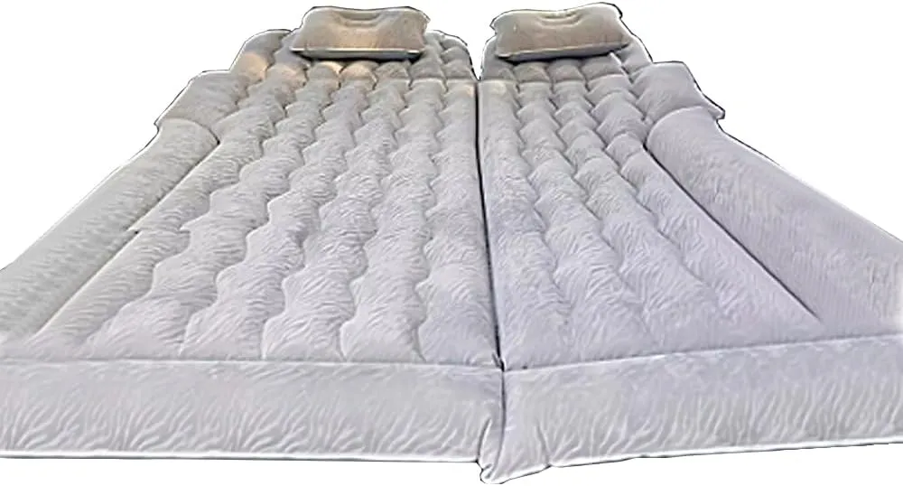 Car Bed for Chrysler Pacifica/Town/Country,Portable Blow Up Mattress Car Camping Travel Bed for Home Outdoor with Air Pump and Storage Bag,A Gray