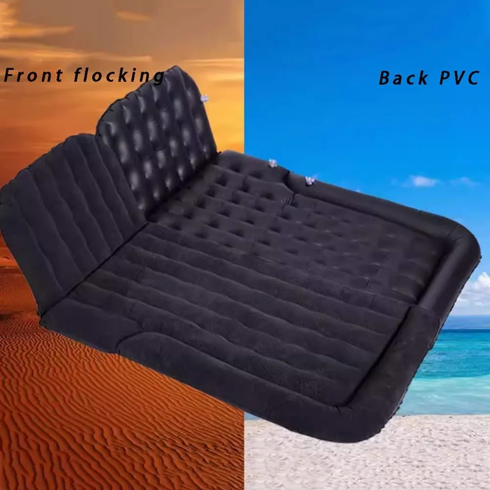 Car Bed for Chrysler Pacifica/Town/Country,Portable Blow Up Mattress Car Camping Travel Bed for Home Outdoor with Air Pump and Storage Bag,A Gray