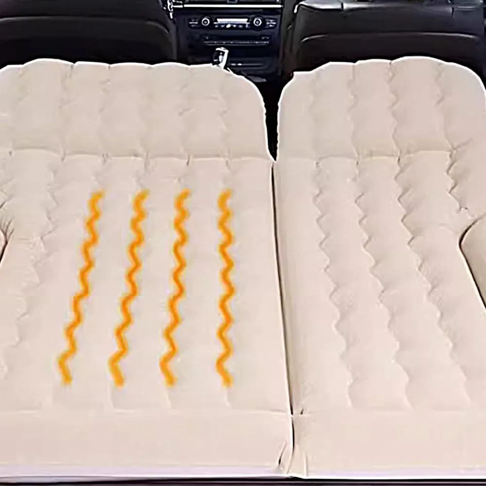 Car Bed for Chrysler Pacifica/Town/Country,Portable Blow Up Mattress Car Camping Travel Bed for Home Outdoor with Air Pump and Storage Bag,A Gray