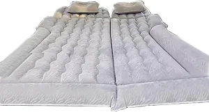 Car Bed for Chrysler Pacifica/Town/Country,Portable Blow Up Mattress Car Camping Travel Bed for Home Outdoor with Air Pump and Storage Bag,A Gray