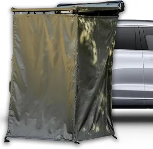Car Camping Shower Tent,Shower Awning for Roof Rack with Roof,Portable Privacy Shelter Bathroom Outdoor Camping Changing Room,Oxford Waterproof Tent,for Universal Car Roof Rack Bars