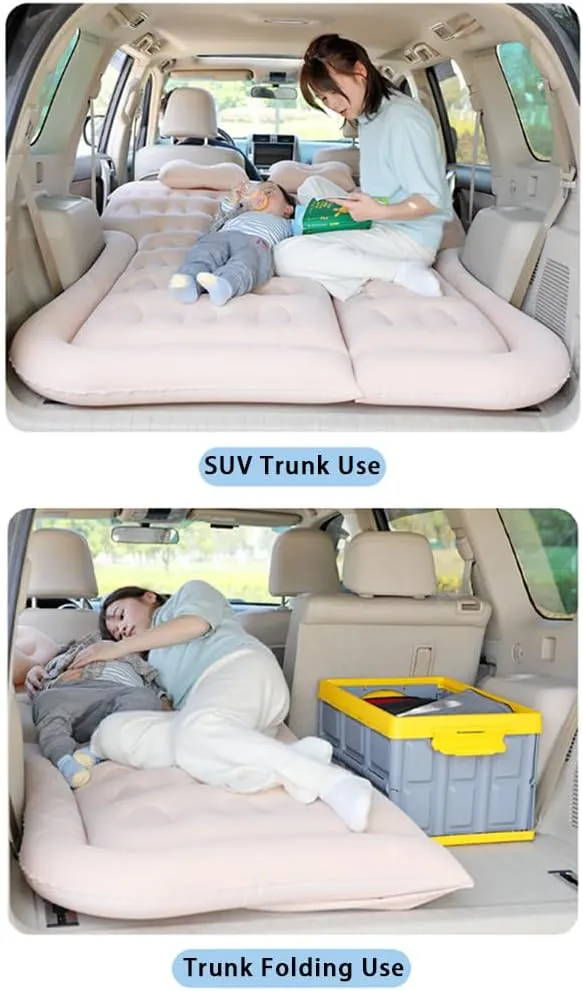 Car Inflatable Air Mattress for BMW X3 2006 2007 2008 2009 Portable Boot Air Mattress Cushion Outdoor Travel Camping Sleeping Gear Accessories,Black
