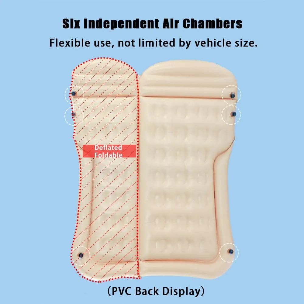 Car Inflatable Air Mattress for BMW X3 2006 2007 2008 2009 Portable Boot Air Mattress Cushion Outdoor Travel Camping Sleeping Gear Accessories,Black