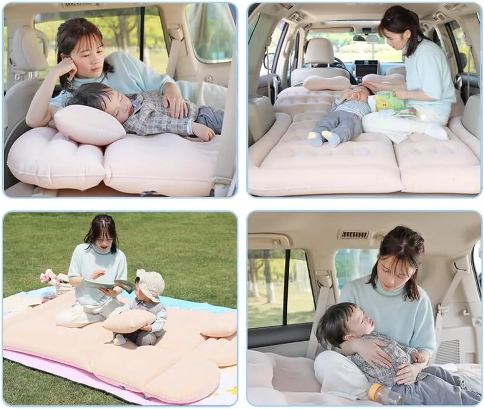 Car Inflatable Air Mattress for BMW X3 2006 2007 2008 2009 Portable Boot Air Mattress Cushion Outdoor Travel Camping Sleeping Gear Accessories,Black