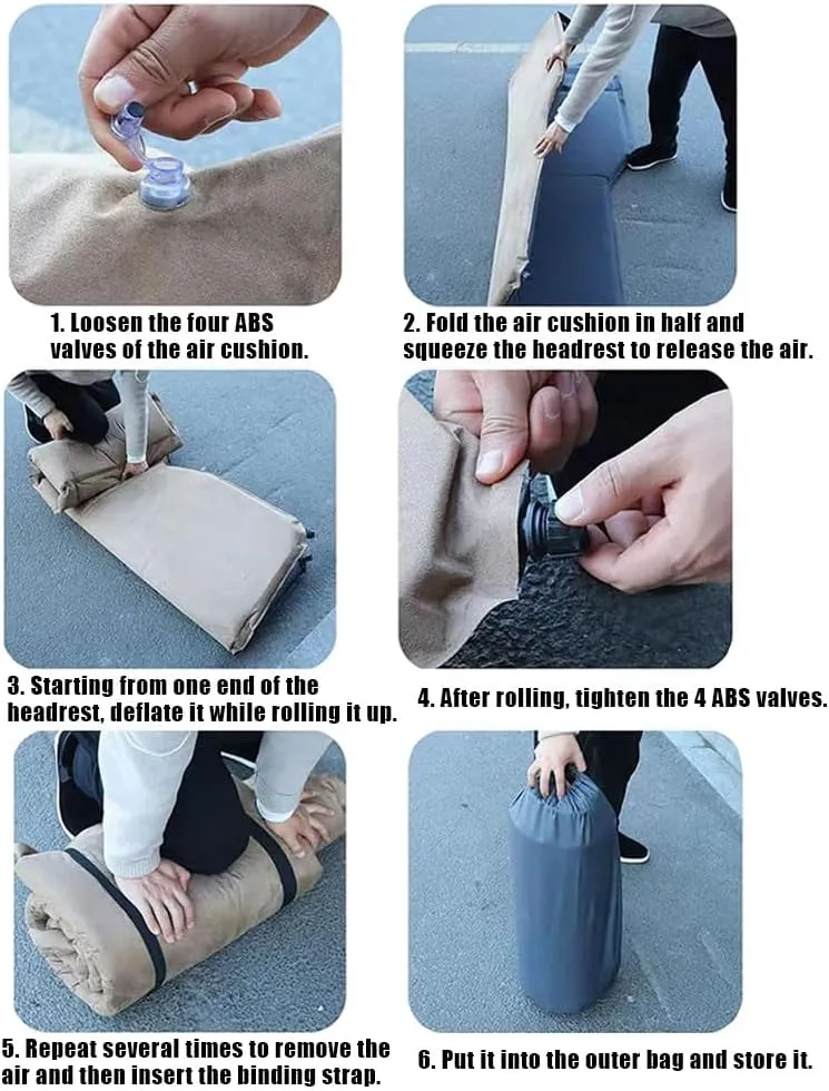 Car Inflatable Air Mattress for Honda Odyssey 2015 2016 2017 2018 2019 2020 2021 2022 Portable Boot Air Mattress Cushion Outdoor Travel Camping Sleeping Gear Accessories,Grey