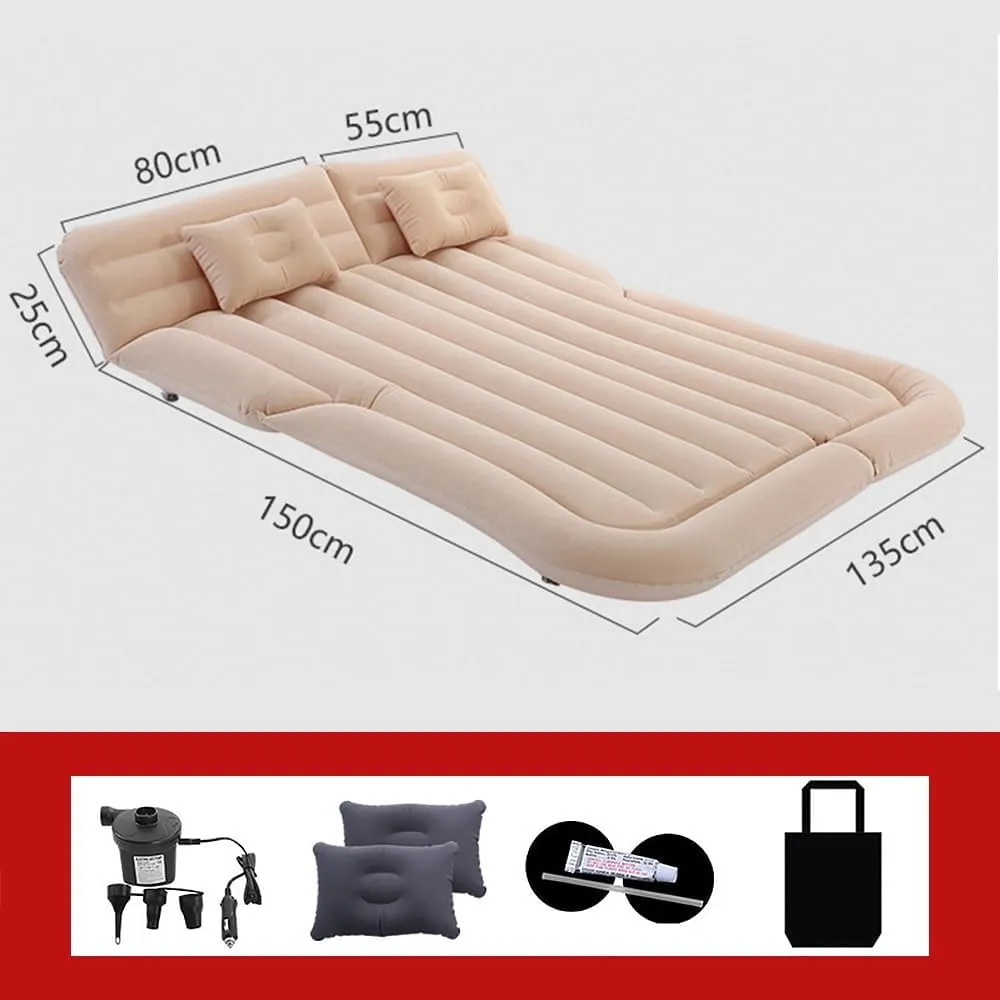 Car Inflatable Mattress for Acura RDX 2019 2020 2021 2022 2023 2024 Rear Trunk Air Cushion Camping Travel Folding Self Inflating Sleeping Pad Back Seat Air Mattresses,Black