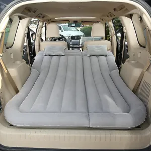 Car Inflatable Mattress for Ford Edge 2006-2010 2011 2012 2013 2014 2015 2016 Portable Car Air Bed Rear Trunk Camping Bed Back Seat Air Mattress Folding Air Bed Cushion,Grey