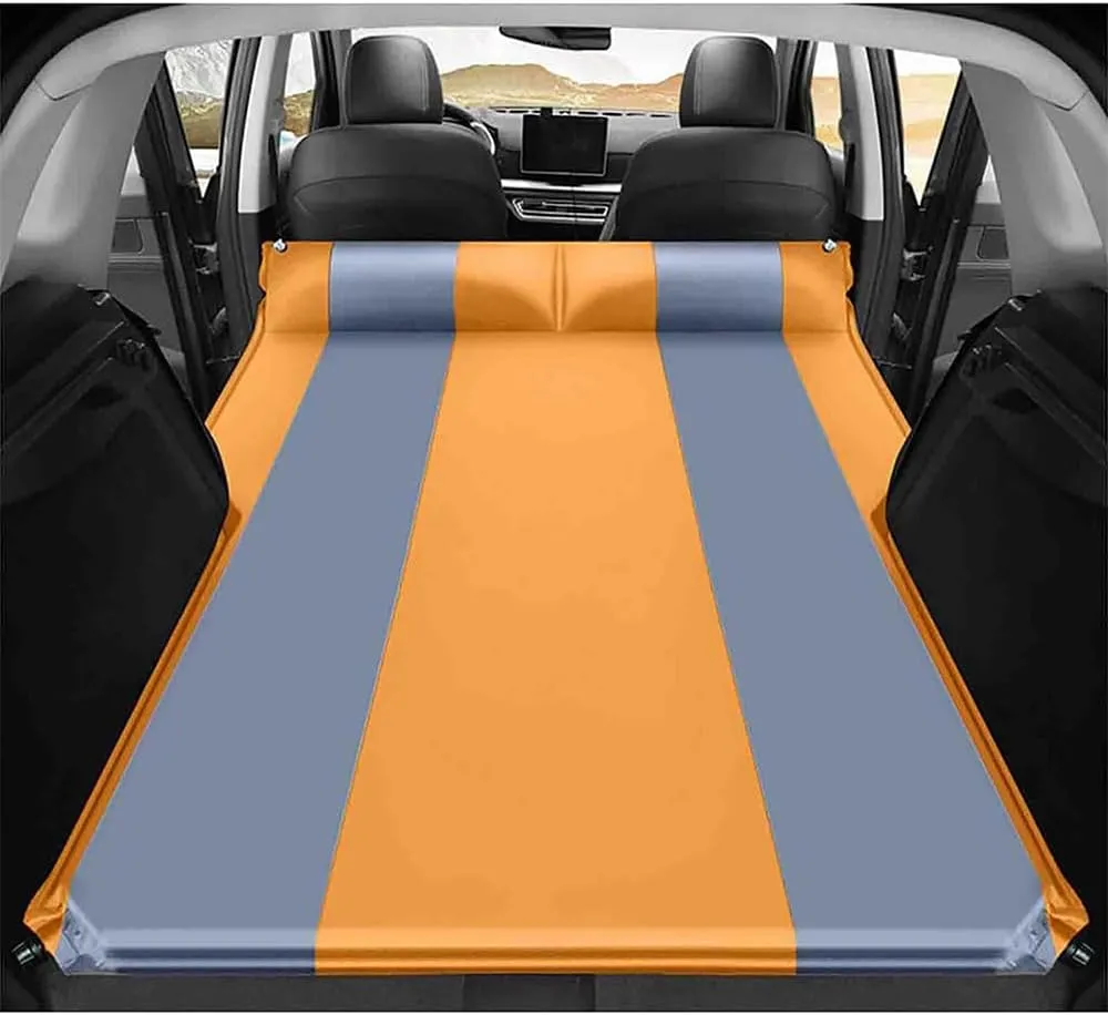 Car Inflatable Mattress for Mitsubishi Outlander Sport 2011 2012 2013 2014 2015 Self Inflating Sleeping Pad Thickened Air Bed Cushion Camping Travel Mattress Multifunctional,Orange