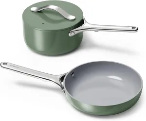 Caraway Mini Cookware Set with Storage Rack