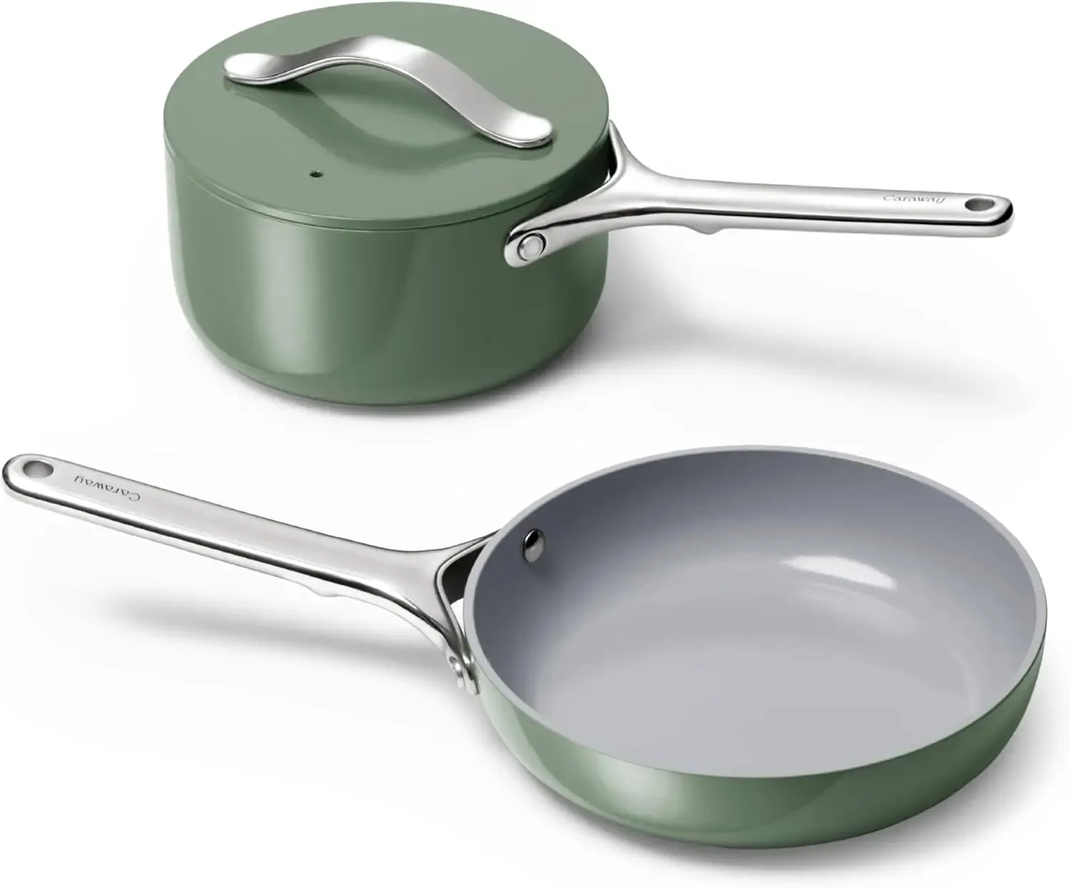 Caraway Mini Cookware Set with Storage Rack