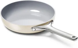Caraway Nonstick Ceramic Mini Fry Pan (1.05 qt, 8") - Non Toxic, PTFE & PFOA Free - Oven Safe & Compatible with All Stovetops (Gas, Electric & Induction) - Cream