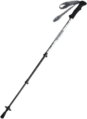 Carbon Fiber Durable Walking Stick, Aluminum Alloy Flip Lock, Non-Slip EVA Grip Trekking Stick, for Camping, Traveling