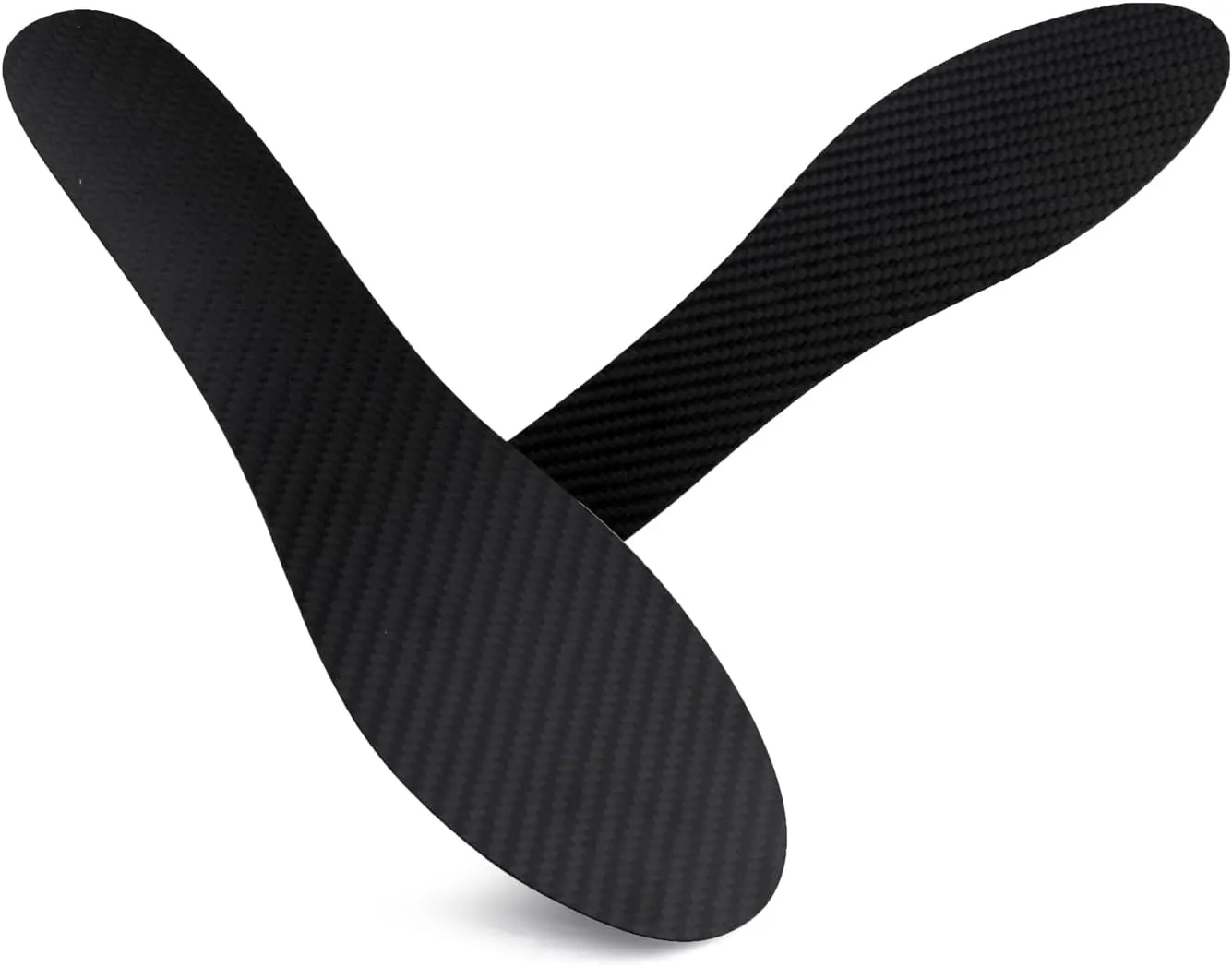 Carbon Fiber Insole 1 Pair Carbon Fiber Foot Plate for Hallux Rigidus, Limitus, Turf Toe, Arthritis, Fractures,Rigid Sole Shoe Insert for Sports, Hiking, Trekking（Black,Men13-13.5
