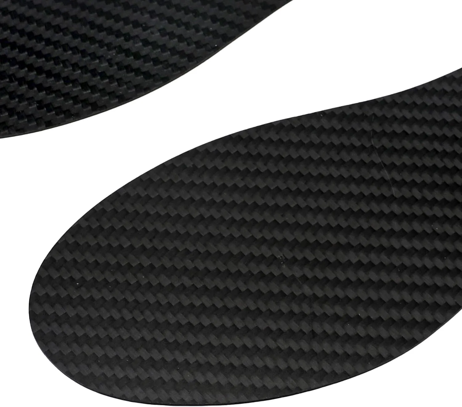 Carbon Fiber Insole 1 Pair Carbon Fiber Foot Plate for Hallux Rigidus, Limitus, Turf Toe, Arthritis, Fractures,Rigid Sole Shoe Insert for Sports, Hiking, Trekking（Black,Men13-13.5