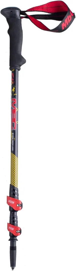 Carbon Fiber Trekking Pole Quick Lock System Hight Power EVA Grip Ultralight Walking Sticks for Hiking Walking and Camping