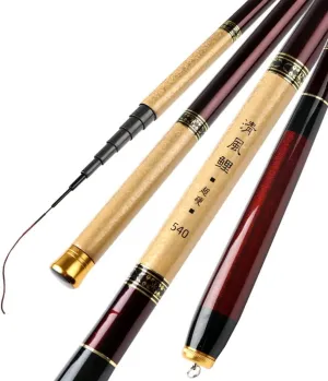Carbon Fishing Rod Telescopic Carp Rods Super Hard Ultralight Hand Pole 3.6m 4.5m 5.4m 6.3m 7.2m Rivers Lakes Reservoirs Streams