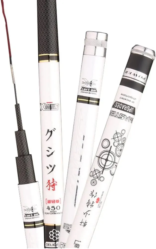 Carbon Fishing Rod Telescopic Carp Rods Super Hard Ultralight Long Section Hand Rods 28 Tone 2.7m 3.6m 3.9m 4.5m 4.8m 5.4m 5.7m 6.3m 7.2m Rivers Lakes Reservoirs Streams