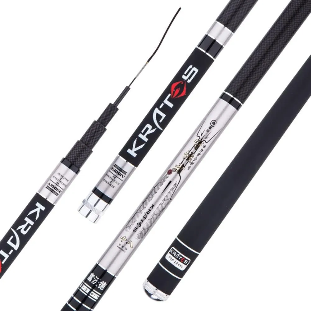 Carbon Fishing Rod Telescopic Super Hard Ultralight Hand Pole 28 Tone 3.6m 3.9m 4.5m 5.7m 6.3m 7.2m Rivers Lakes Reservoirs Streams