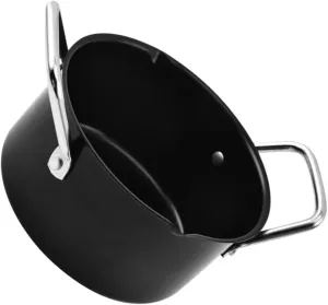 Carbon Steel Soup Pot Nonstick Outdoor Camping Pot for Home Outdoor Cooking