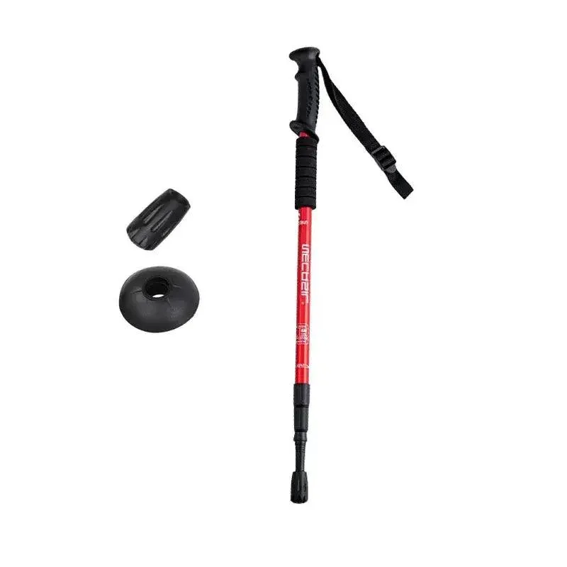 Carbon tungsten tip trekking poles