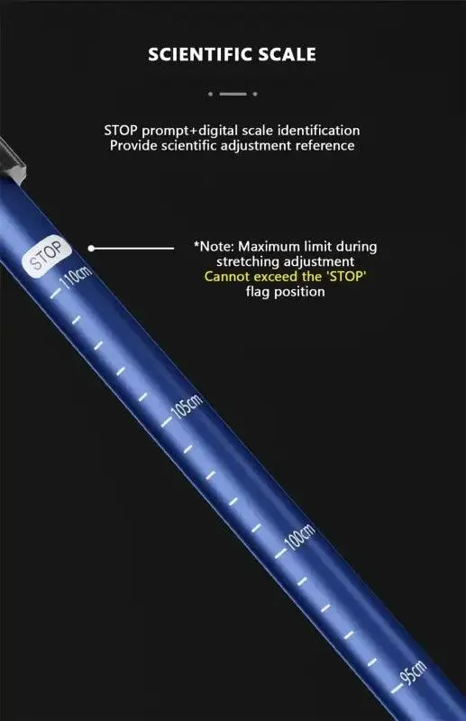 Carbon tungsten tip trekking poles