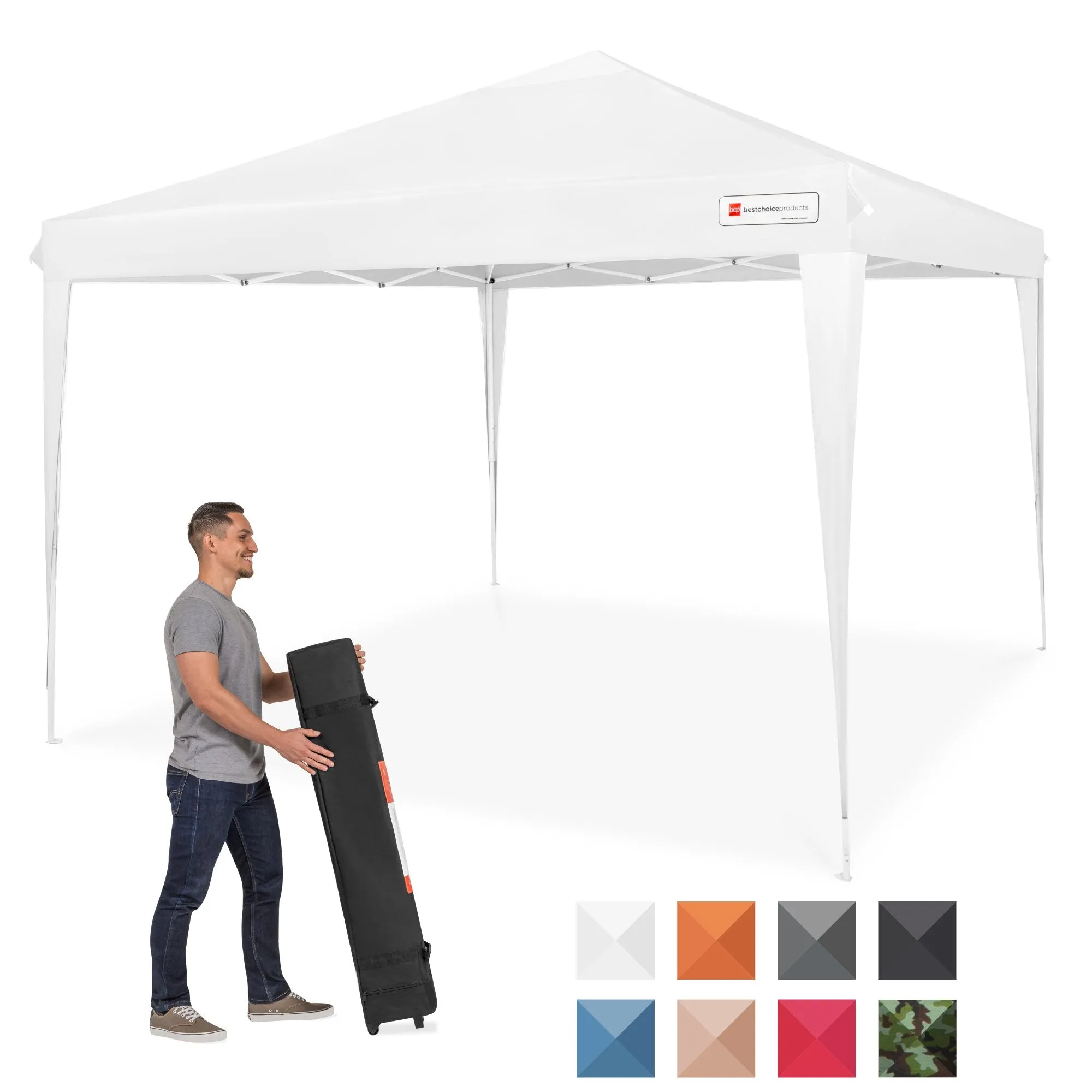 Case, Tent Canopy 10x10ft Carrying Portable Outdoor Cutting-edge features Up Pop Bundle discount w/