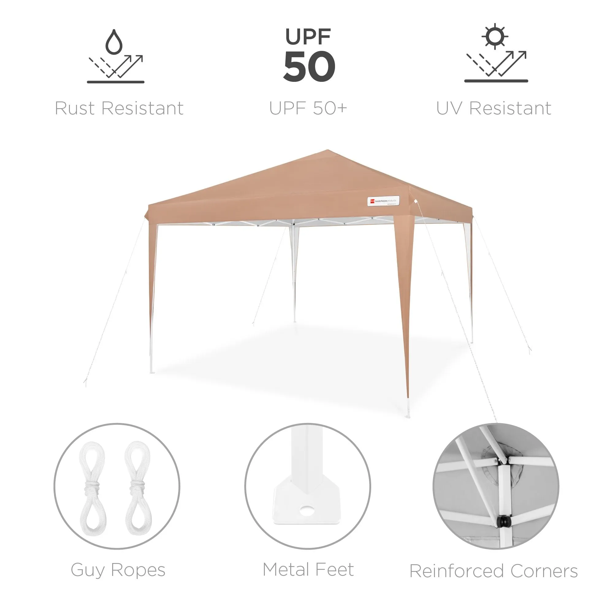 Case, Tent Canopy 10x10ft Carrying Portable Outdoor Cutting-edge features Up Pop Bundle discount w/