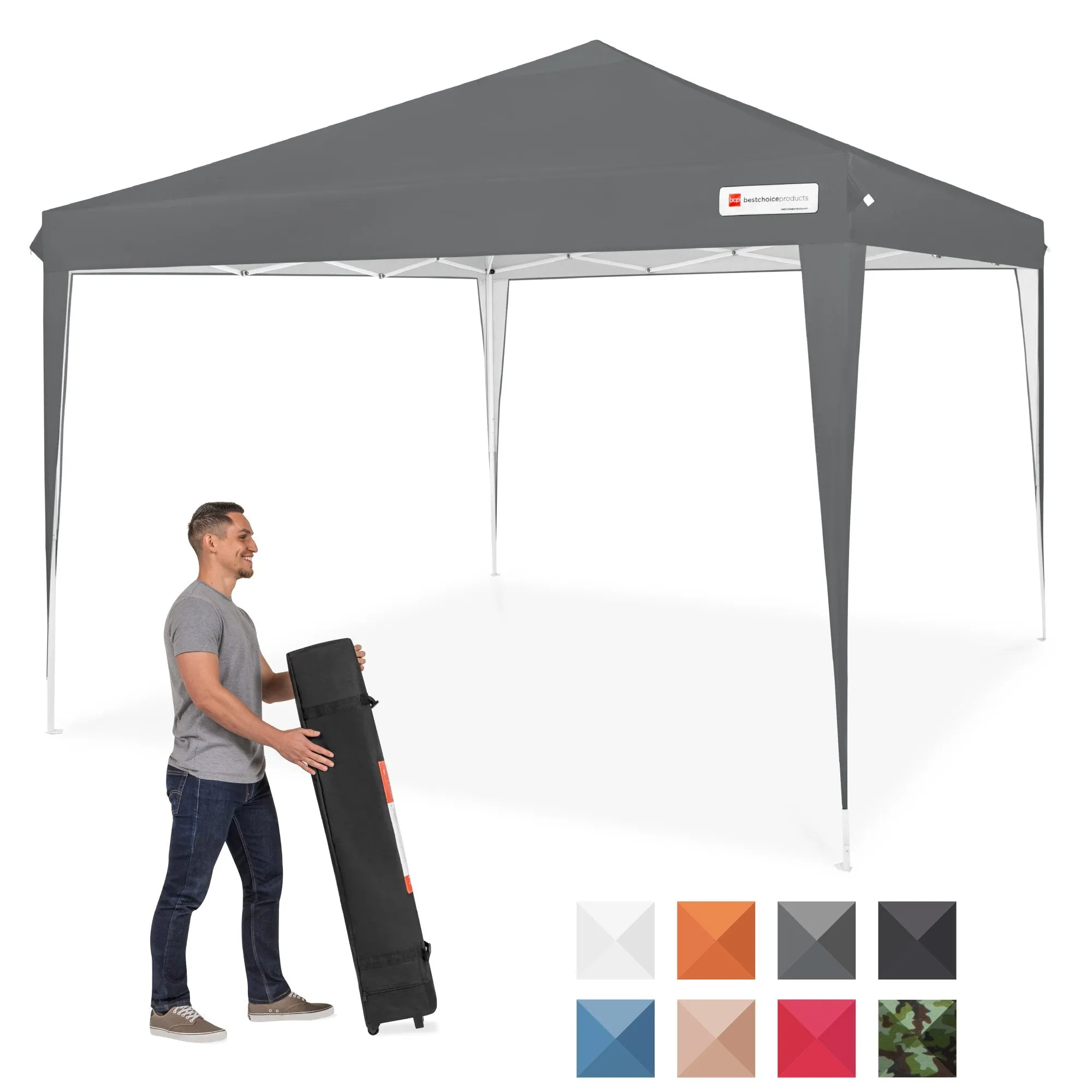 Case, Tent Canopy 10x10ft Carrying Portable Outdoor Cutting-edge features Up Pop Bundle discount w/