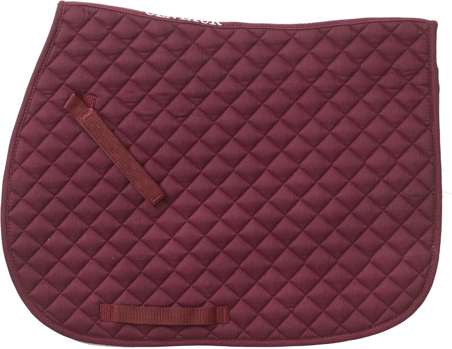 Centaur-Imperial All Purpose Saddle Pad Burgundy/Burgundy