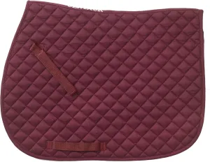 Centaur-Imperial All Purpose Saddle Pad Burgundy/Burgundy