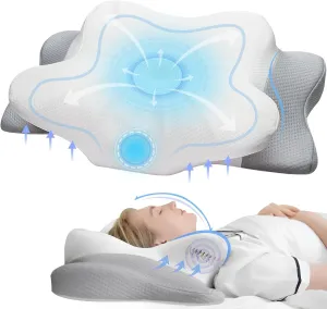 Cervical Pillow for Neck & Shoulder Pain Relief Sleeping - Ergonomic Contour Pillows - Memory Foam Pillow for Side, Back & Stomach Sleepers