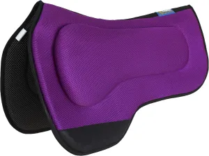 CHALLENGER 27"x18" Western Round Skirt Barrel Neoprene Saddle Pad Purple 39199PR