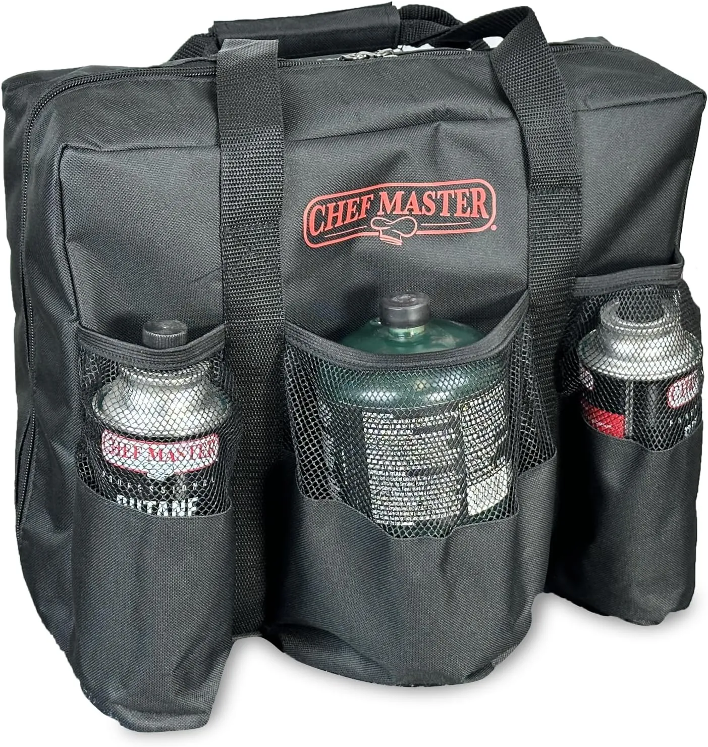 Chef Master Carrying Bag for Camp Stove & Butane Fuel Canister, Travel Camping Bag for Tin Can Fuels, Portable Butane Camp Stoves, Dual Fuel Stove, Outdoor Camping Essential for Hiking, Picnic 90080