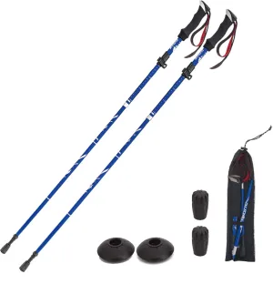 Collapsible Trekking Pole, Foldable or Folding Siking Stick Lightweight for Men and Women Sticks Nordic Walking
