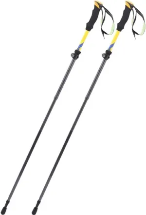Collapsible Trekking Poles 2 Pack, Adjustable Aluminum Walking Sticks, with Quick Adjustable Locks, for Women, Men, Seniors
