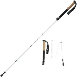 Collapsible Trekking Poles for Hiking, Carbon Fiber Trekking Sticks with Extra-Articular Lock Handle, Telescopic Walking Poles for Camping, Mountaining