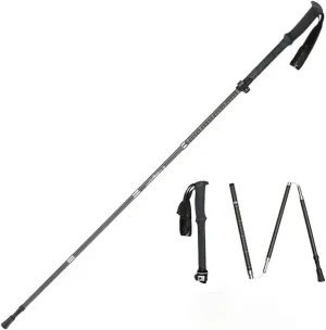 Collapsible Trekking Poles for Hiking, Carbon Fiber Trekking Sticks with Extra-Articular Lock Handle, Telescopic Walking Poles for Camping, Mountaining