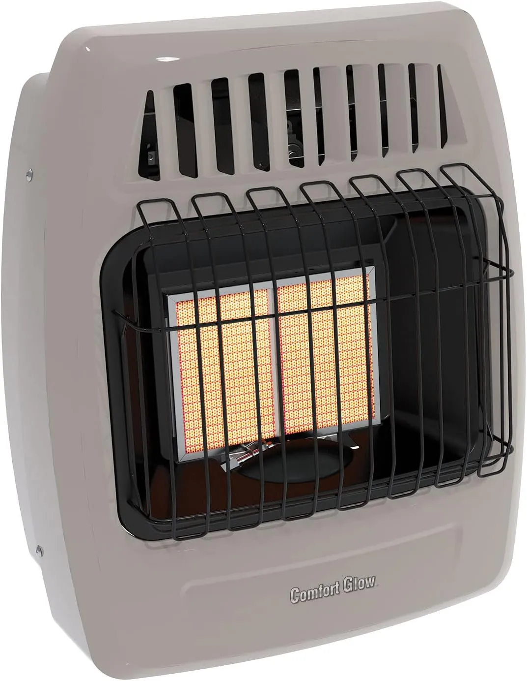 Comfort Glow KWD216 Dual Fuel Infrared Vent Free Wall Heater 2 Plaque 12000 Btu Beige 1 piece