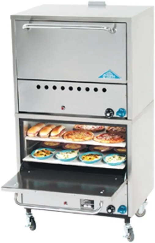 Comstock Castle 2PO31 Double Stacked Gas Pizza Oven