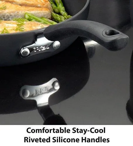 Cookware Anodized Pans Black Hard Nonstick Thermo-Spot Diverse options Set, Set, Piece, Wholesale pricing Indicator,  and Heat 17 Pots T-fal