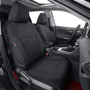coverdream Corolla Cross Seat Covers Custom Fit for 2022-2024 2025 Toyota Corolla Cross L,LE,XLE (Non-Hybrid),Full Coverage,Airbag Compatible Polyester Car Seat Protector (Full Set,Black)