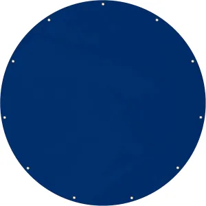 Covers & All Tarp Waterproof, 18 Oz PVC Polyester Hot Tub Cover with Grommets, Tear & UV Resistant, Multipurpose Use – Patio, Garden Equipment, Sports Fields, Pet House, Tent (10ft Dia, Blue)