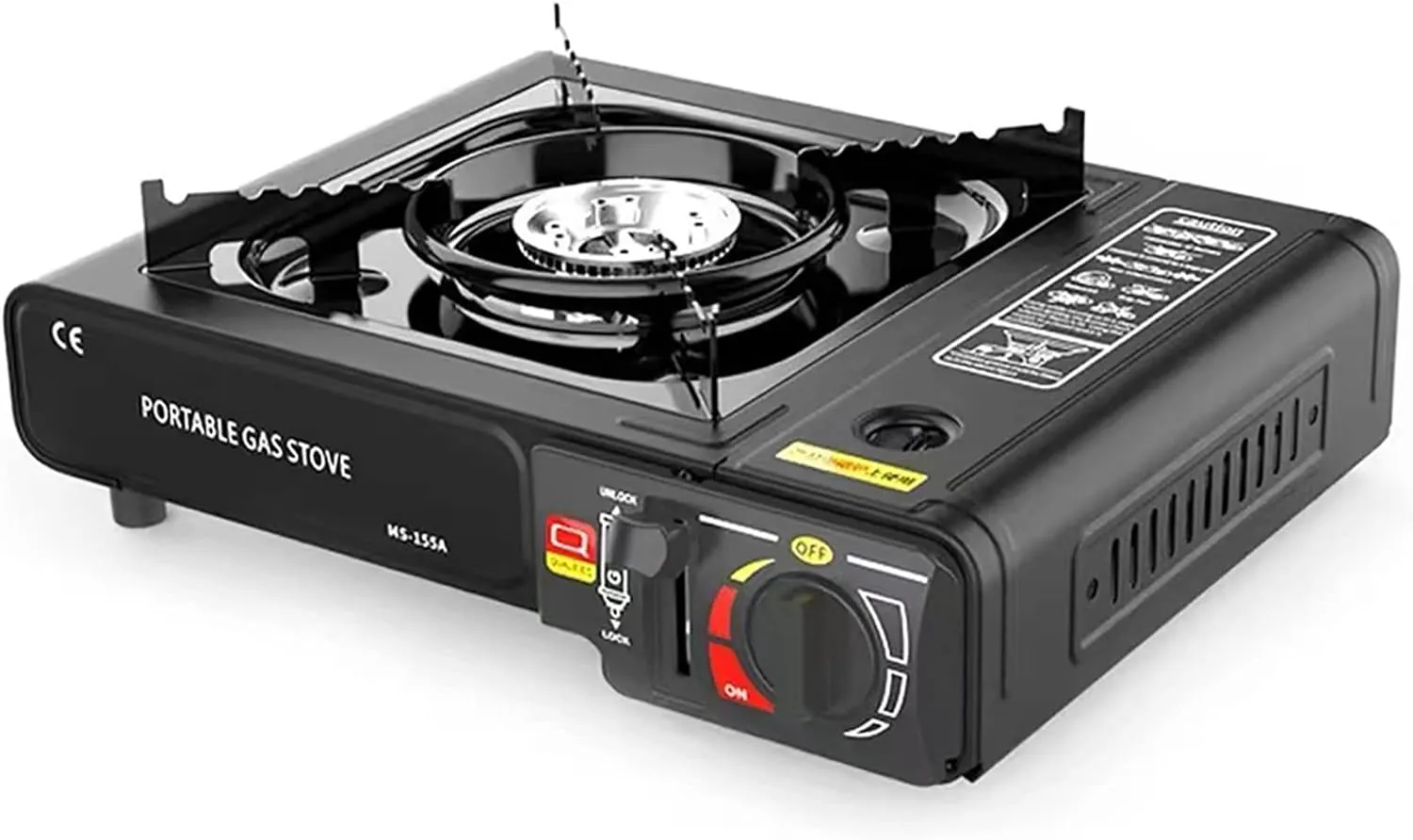 COYOUCO Portable Butane Stove Automatic Ignition with Carrying Case, Classic 1 Burner Butane Camping Stove for Propane & Butane