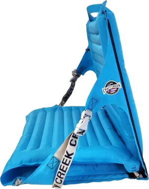 Crazy Creek Inflatable AirLounger Original Chair for Camping, Backpacking, Beaches, Comfort on All Terrains, Adjustable Straps, Compact Design, Dual Purpose, Chair and Pad in one, Big Sky Blue
