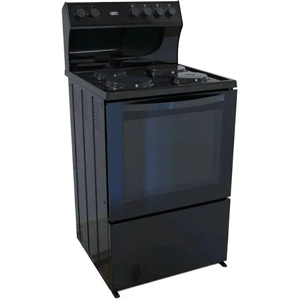 Defy 60cm 4 Plate Electric Stove - Black DSS694