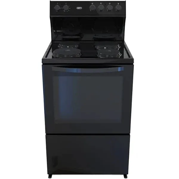 Defy 60cm 4 Plate Electric Stove - Black DSS694