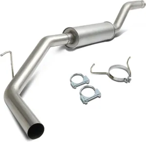 DNA MOTORING CBE-TTU00-47L Stainless Steel Dual Muffler Catback Exhaust System [Compatible with 00-06 Toyota Tundra]