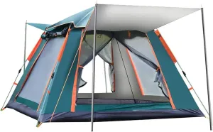 Dome Camping Tent,Portable Instant Tent,4 Season Double Layers Windproof Tents,for 3-5 Person Family Outdoor